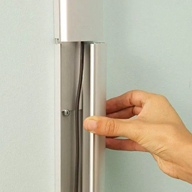 Alt view image 4 of 5 - Hangman 48" Aluminum Cord Management Strip with Connector (CM-48)