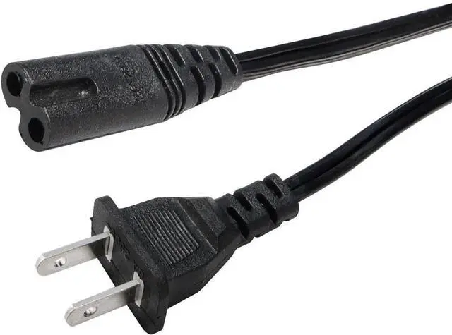 Main image of Replacement 5FT 2Prong AC Power Cord Cable for TCL 55QM6K 55-Inch, 65QM6K 65-Inch, 75QM6K 75-Inch, 85QM6K 85-Inch QM6K QLED 4K Smart QD-Mini LED TV (2025 Model)