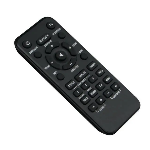 Alt view image 3 of 5 - VAH0130 Replacement Remote Control for Yamaha Soundbar in Living Rooms or Rooms, No Programming or Pairing Needed, Replace Remote Compatible Models YAS-408 ATS-4080 YAS408 ATS4080 YAS408BL