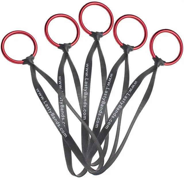 Main image of Ultra, 5-Pack, 10 Inch Rugged Wrap for Cables, Hoses, and Cords (Red)