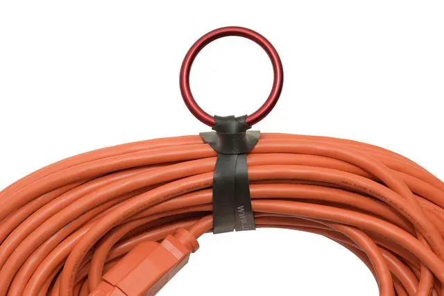 Alt view image 6 of 6 - Ultra, 5-Pack, 10 Inch Rugged Wrap for Cables, Hoses, and Cords (Red)