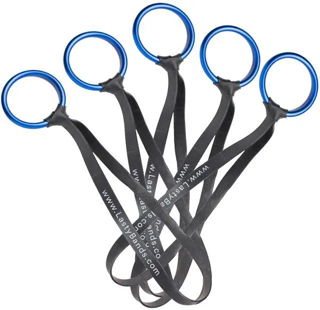 Main image of Ultra, 5-Pack, 10 Inch Rugged Wrap for Cables, Hoses, and Cords (Blue)