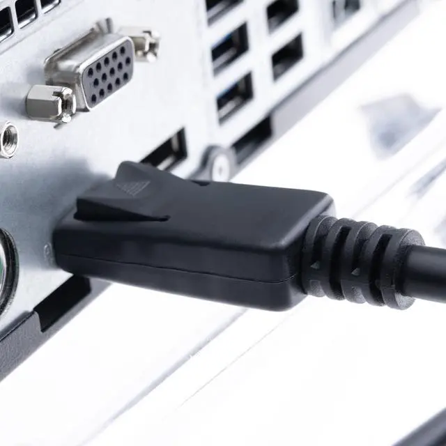 Alt view image 5 of 7 - DisplayPort v1.2 Video Cable, 17.28 Gbit/s Data Rate for up to 4k@75Hz, DisplayPort Male, 10 Foot