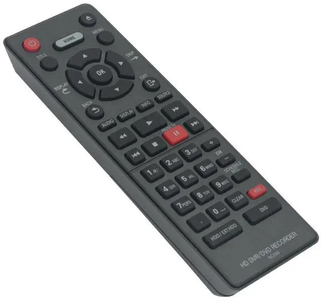 Alt view image 3 of 6 - NC266 NC266UH Remote Control for Magnavox HD DVR DVD Recorder | No programming or pairing needed, Replacement Remote Compatible Models MDR865H MDR868H MDR867H MDR865H/F7