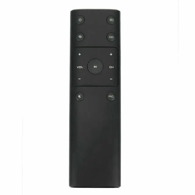 Main image of XRT133 TV Remote Control for Vizio TV in Living Rooms or Rooms | Size approximately About 7 x 2 x 1 in, Replacement Remote Compatible Models E32-D1 E32H-D1 E40-D0 E43-D2 E48-D0 E50-D1