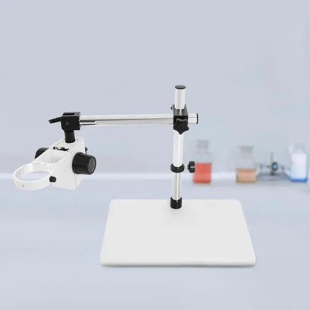 Alt view image 2 of 7 - 360° Rotating Binocular/Tribocular Microscope Bracket, Horizontally and Vertically Adjustable Microscope Stand 76mm Inner Diameter for Science, Laboratory, Industry