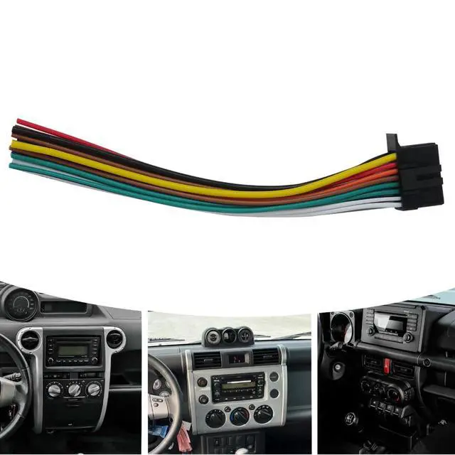 Alt view image 2 of 5 - 2024 Version Car Wire Harness Replacement for Kenwood Car Radio DDX376BT DDX396 DMX706S DPX503BT DPX540BT KDCBT360U KDCBT378U KDCX304 KMMBT250U KMMBT260U KMMBT325U KMRD378BT KMRM328BT