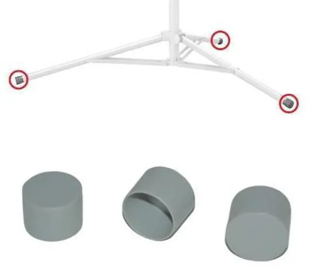 Main image of Replacement Parts - Ultimate Leg Caps for Tripod Base