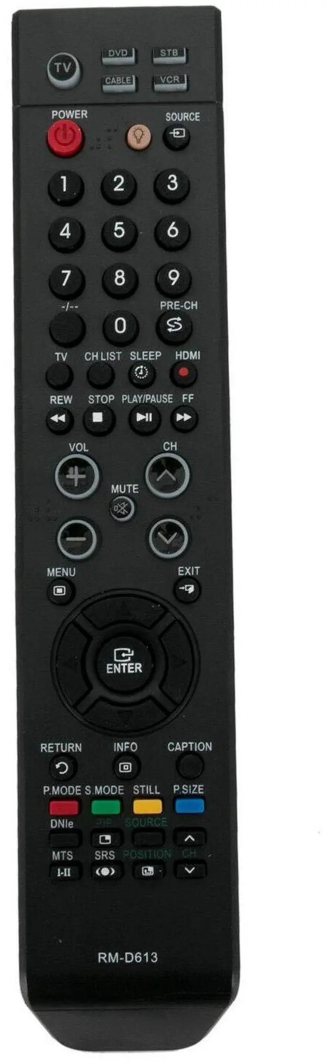 Main image of New RM-D613 Replace Remote Control for Samsung TV DVD BN59-00517A BN59-00589A BN59-00599A