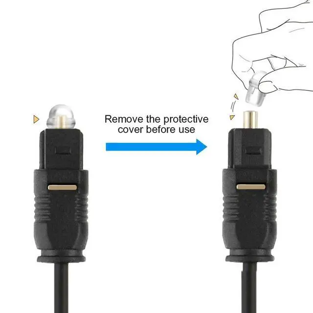 Alt view image 6 of 6 - Digital Fiber Optical Audio Toslink Cable Replacement for Assistrust SoundBar TV Speaker KY-8000,KY-2023