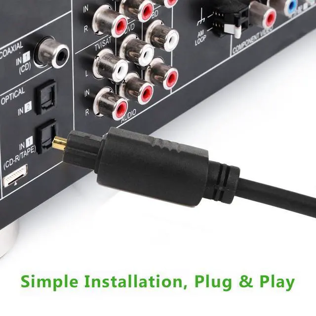 Alt view image 5 of 6 - Digital Fiber Optical Audio Toslink Cable Replacement for Assistrust SoundBar TV Speaker KY-8000,KY-2023