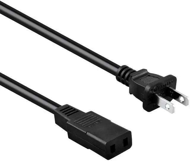 Main image of 8ft Power Cord Lead for Premium Technology PWC-178 IEC C9 to NEMA 1-15P Cable PWC178