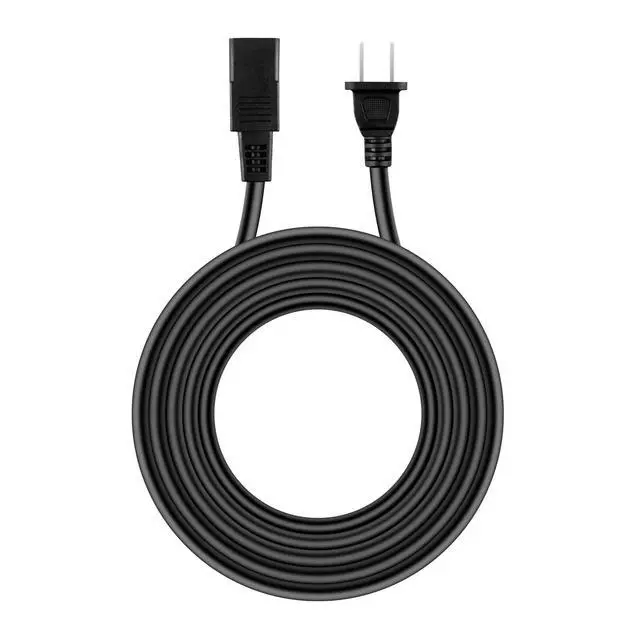 Alt view image 3 of 4 - 8ft Power Cord Lead for Premium Technology PWC-178 IEC C9 to NEMA 1-15P Cable PWC178
