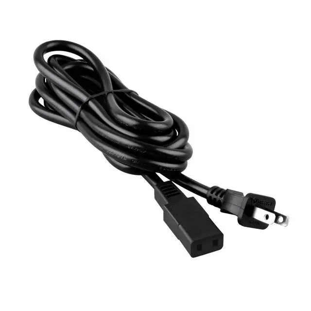 Alt view image 4 of 4 - 8ft Power Cord Lead for Premium Technology PWC-178 IEC C9 to NEMA 1-15P Cable PWC178