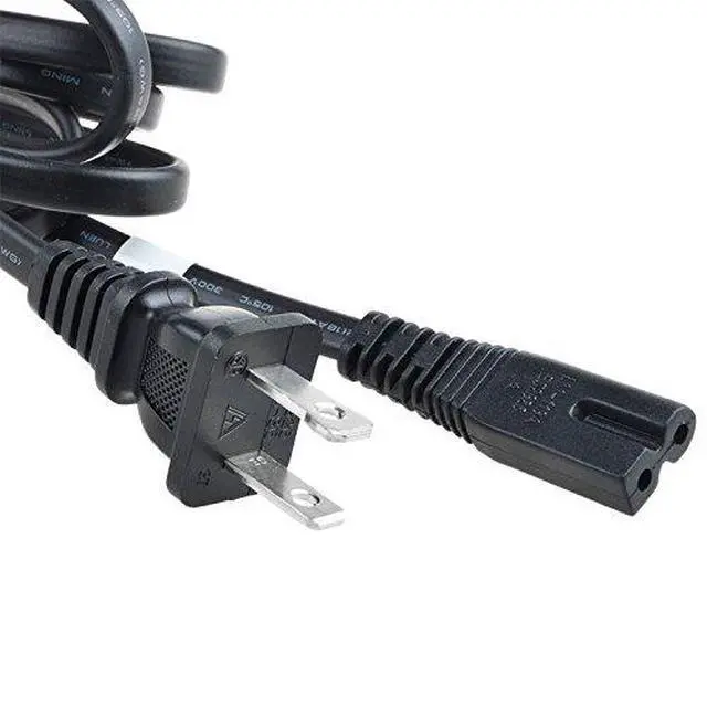 Alt view image 2 of 2 - 6FT / 1.8M AC in Power Cord Cable Outlet Plug Lead for Insignia NS-19LD120A13 19 Class HDTV LCD TV/DVD Combo LED HD TV Monitor