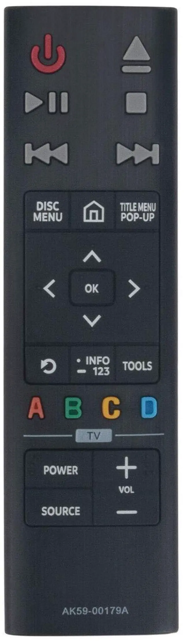 Main image of New AK59-00179A Remote Control fit for Samsung Blu-ray Player UBD-K8500 UBD-K8500/ZA UBDK8500