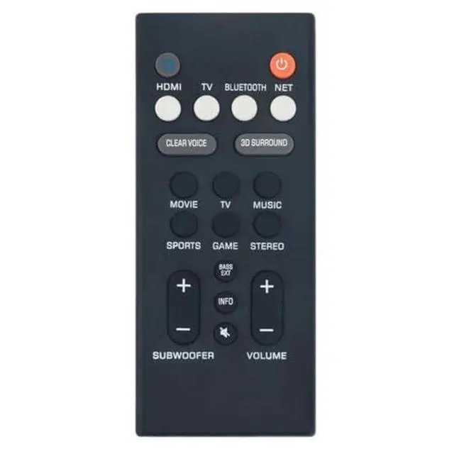 Alt view image 5 of 5 - YAS-209 Replacement Remote Control for Yamaha Soundbar in Living Rooms or Rooms, No Programming or Pairing Needed, Replace Remote Compatible Models YAS-209 YAS-109 YAS-CU209 NS-WSW44 YAS209 YAS109