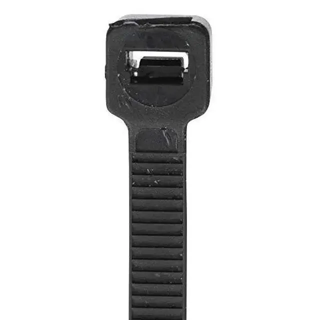 Alt view image 5 of 5 - Cable Ties, 11 In. Long, 50 Lbs. Max Load, UV Black, Pack of 100
