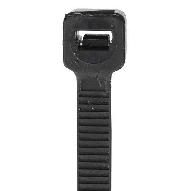 Alt view image 2 of 5 - Cable Ties, 11 In. Long, 50 Lbs. Max Load, UV Black, Pack of 100