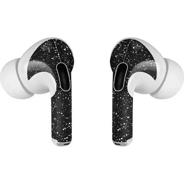 Alt view image 3 of 4 - Decal Audio Skin Compatible with Apple AirPods Pro - Black Speckle Design