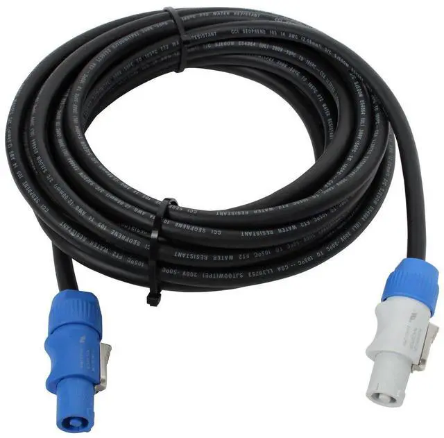 Main image of Neutrik PowerCon Power Extension Cable | 25' ft | PC14-AB-25 | Made in the USA