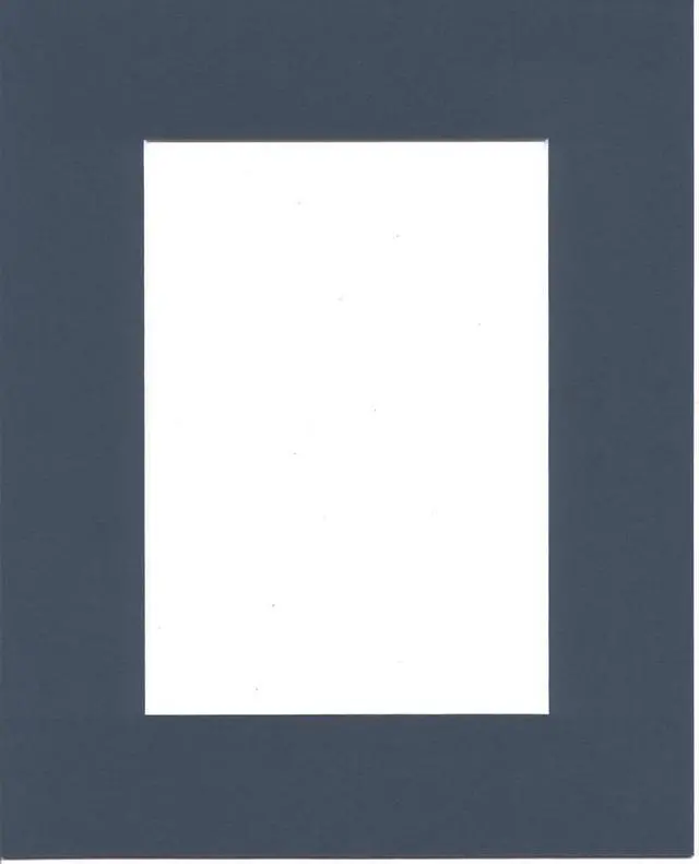 Main image of 22x28 Baltic Blue Picture Mats with White Core Bevel Cut for 18x24 Pictures