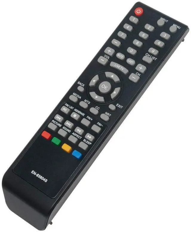 Alt view image 2 of 6 - EN-83804S Replace Remote for Sharp TV LC-40Q307U LC-65Q6020U LC-40P3000U