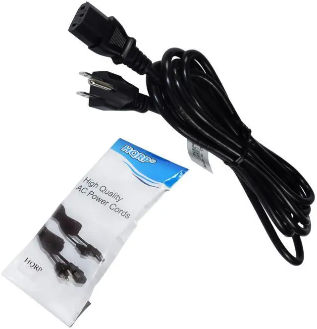 Main image of 10ft AC Power Cord Compatible with Vizio HDTV10A VP50 HDTV20A VP503 HDTV10A VP504 FHDTV10A VP505XVT1A VSB200 VSB201 VSB202 VSB205 VSB212 E422VLE HDTV TV LCD LED Plasma Mains Cable, UL Listed