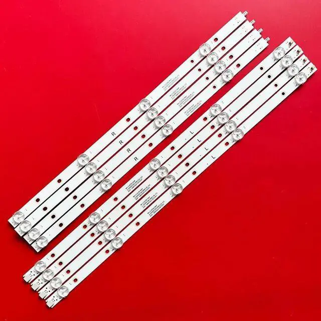 Alt view image 2 of 4 - New LED Backlight Strips (8) for LG LB-DM3030-GJ0D35504X9GB09-1-T TPT500B5-U1T01.D 50UM6900PUA 50UM6900