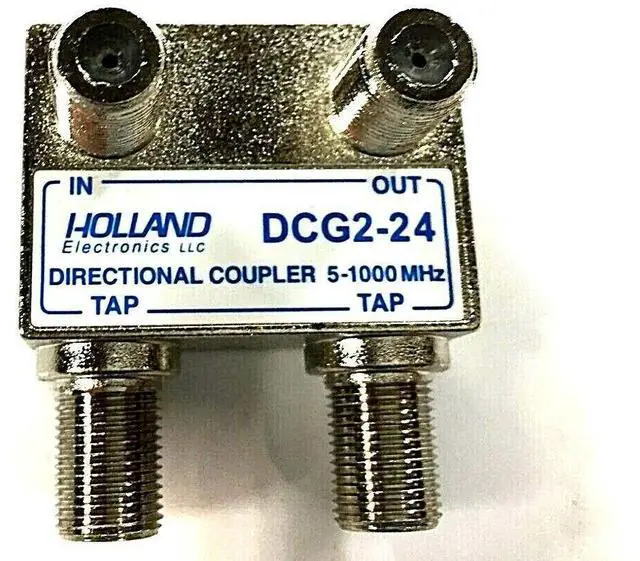 Main image of Electronics Wall Tap Directional Coupler Splitter 24 dB 2 Output DCG2-24