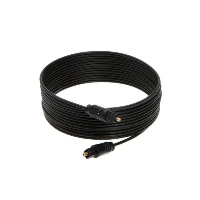 Alt view image 2 of 3 - TOSLink Digital Audio Optic Cable SPDIF Speaker Wire (6FT, Black)
