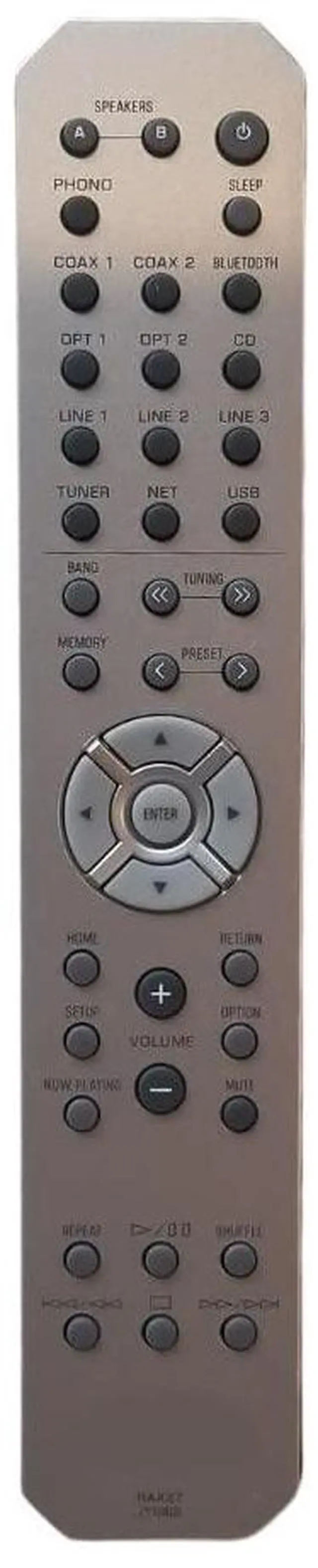 Main image of OEM Yamaha Replacement Stereo Receiver Remote Control Shipped with: R-N803