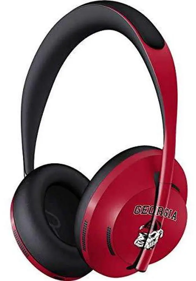 Main image of Decal Audio Skin Compatible with Bose Noise Cancelling Headphones 700 - Officially Licensed University of Georgia Bulldogs Logo Design