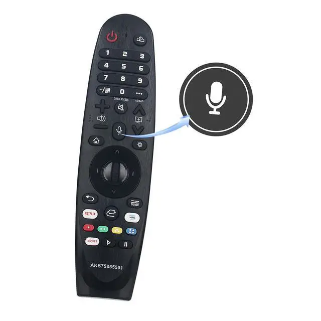 Alt view image 2 of 7 - AKB75855501 MR20GA Replacement Voice Magic Remote Compatible with LG TV | 75NANO80UNA 65NANO79UNA 65NANO80UNA 55NANO80UNA 55NANO81ANA 55NANO81UN 49NANO81ANA 49NANO81UNA 49NANO80UNA 75NANO85UNA