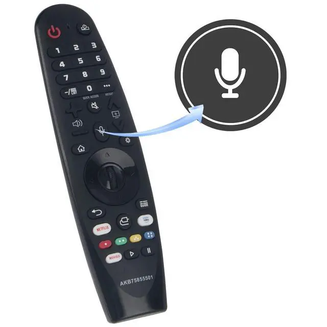 Alt view image 4 of 7 - AKB75855501 MR20GA Replacement Voice Magic Remote Compatible with LG TV | 75NANO80UNA 65NANO79UNA 65NANO80UNA 55NANO80UNA 55NANO81ANA 55NANO81UN 49NANO81ANA 49NANO81UNA 49NANO80UNA 75NANO85UNA