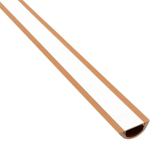 Alt view image 2 of 3 - Cable Shield Floor Cord Cover CSX-1.5 PVC Wire Protector 31 Inch - Terracotta