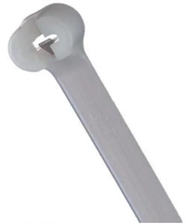 Main image of TY525M CABLE TIES, SELF-LOCK, 186MM L, NYL, NAT, 50LB, PK100 by