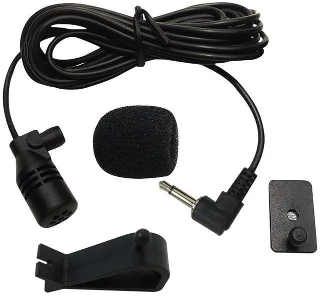 Main image of 2024 Updated Car Microphone Stereo 3.5mm Jack Assembly Mic Car Radio Microphone for Kenwood Power Acoustik JVC Sony Jensen Alpine Car Vehicle Head Unit Bluetooth Enabled Audio GPS DVD