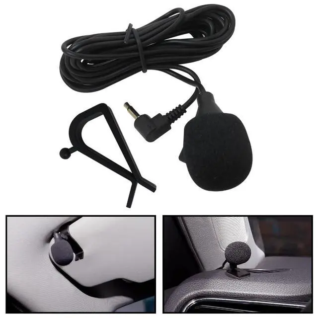 Alt view image 2 of 5 - 2024 Updated Car Microphone Stereo 3.5mm Jack Assembly Mic Car Radio Microphone for Kenwood Power Acoustik JVC Sony Jensen Alpine Car Vehicle Head Unit Bluetooth Enabled Audio GPS DVD