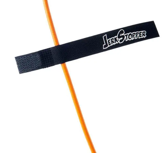 Alt view image 2 of 5 - JerkStopper ProTab Small Cable Ties for A/C, USB, HDMI and Music Cables Up to 15' Length, Set of 10