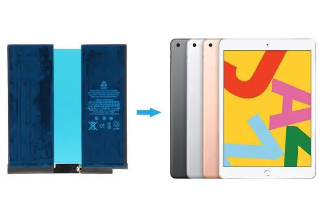 Alt view image 2 of 7 - A2134 Replacement Battery for iPad Air 3 8134mAh 3.79V