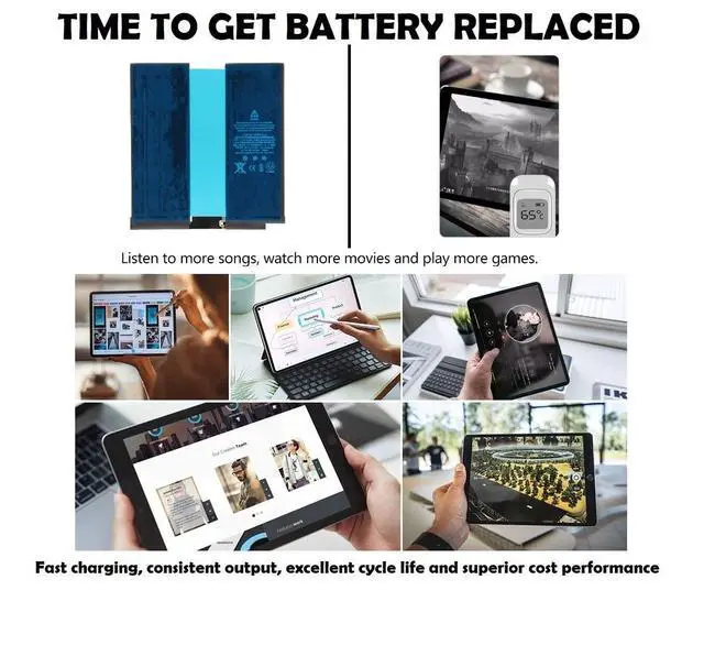 Alt view image 6 of 7 - A2134 Replacement Battery for iPad Air 3 8134mAh 3.79V