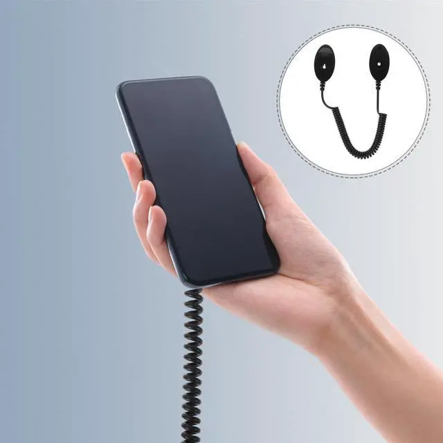 Alt view image 5 of 7 - Retractable Remote Control Tether, Self-Adhesive Leash, 5 Pack | Keeps shared devices within reach, helps reduce misplacement in guest rooms, classrooms, counters, and service areas