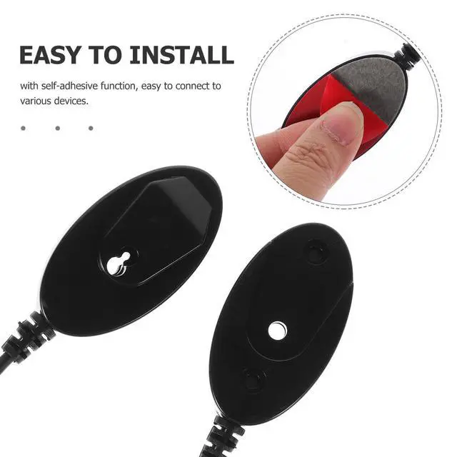 Alt view image 6 of 7 - Retractable Remote Control Tether, Self-Adhesive Leash, 5 Pack | Keeps shared devices within reach, helps reduce misplacement in guest rooms, classrooms, counters, and service areas