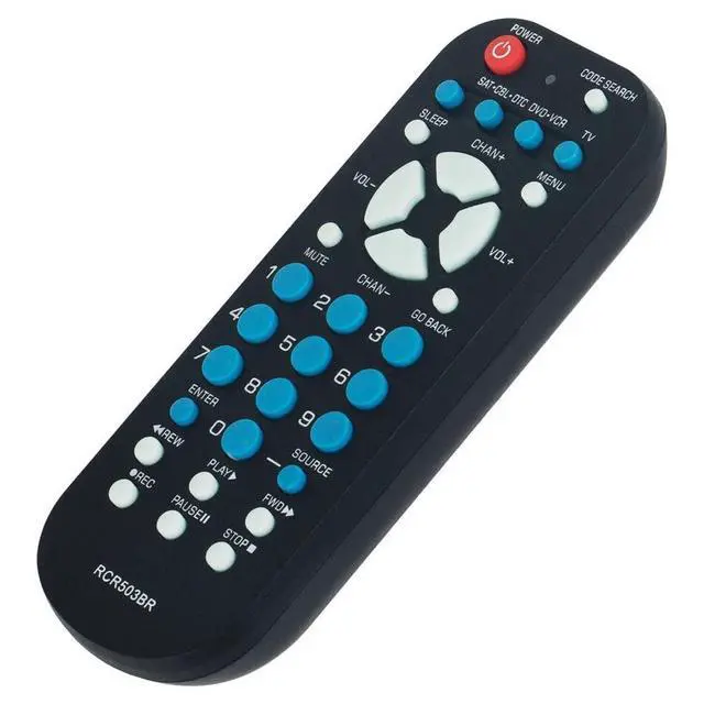 Alt view image 2 of 4 - RCR503BR RCR503BZ RCR503BE Remote Control for RCA TV DVD VCR Digital TV | Use in Living Rooms or Rooms, No programming or pairing needed