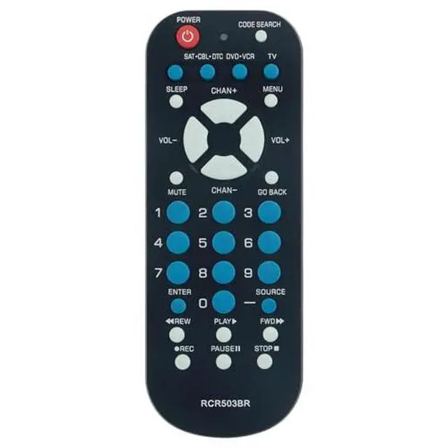 Alt view image 4 of 4 - RCR503BR RCR503BZ RCR503BE Remote Control for RCA TV DVD VCR Digital TV | Use in Living Rooms or Rooms, No programming or pairing needed