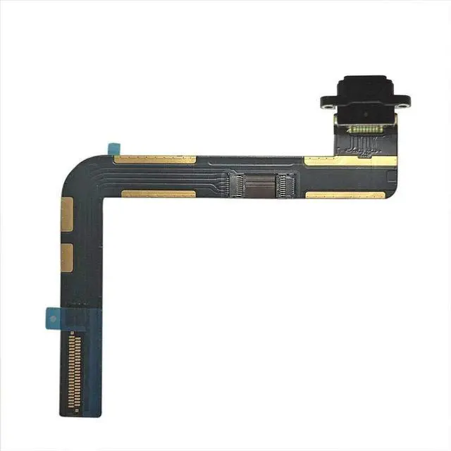 Main image of OEM Replacement for iPad 7 2019/iPad 8 2020/iPad 9 2021 USB Charger Charging Port Dock Connector USB Port Flex Cable USA (Black)