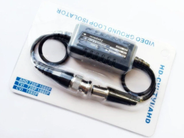 Main image of Coaxial Video Ground Loop Isolator - BNC Male to BNC Female