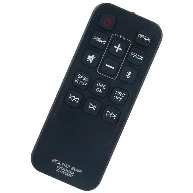 Alt view image 2 of 4 - COV33552438 COV33552433 Remote Control Compatible for LG Sound Bar | Replace Remote Control No programming or paring needed, Compatible models SK1