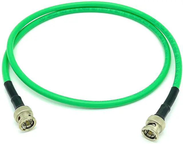 Main image of 3ft 3G/6G HD SDI BNC Cable Belden 1505A RG59 - Green